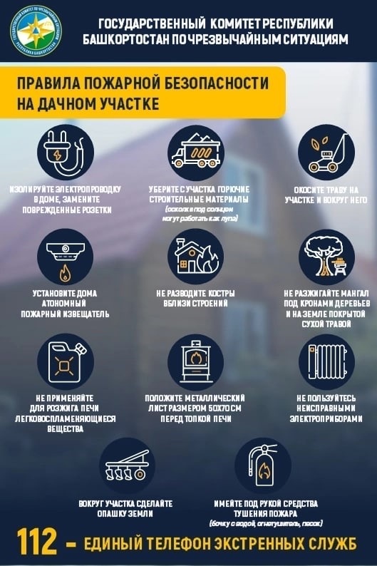 Правила пожарной безопасности на дачном участке