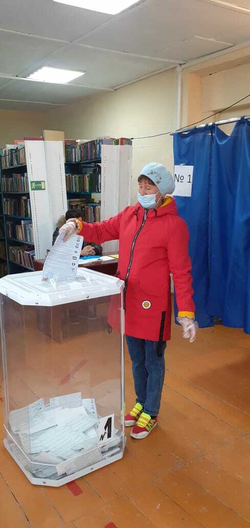 Жители Кигинского района принимают участие в голосовании