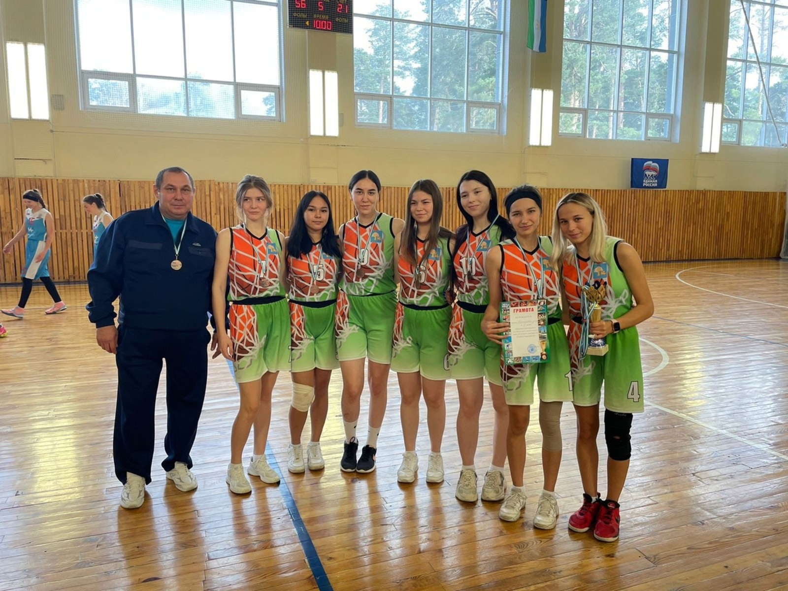 Баскетболистки Кигинского района в тройке лучших