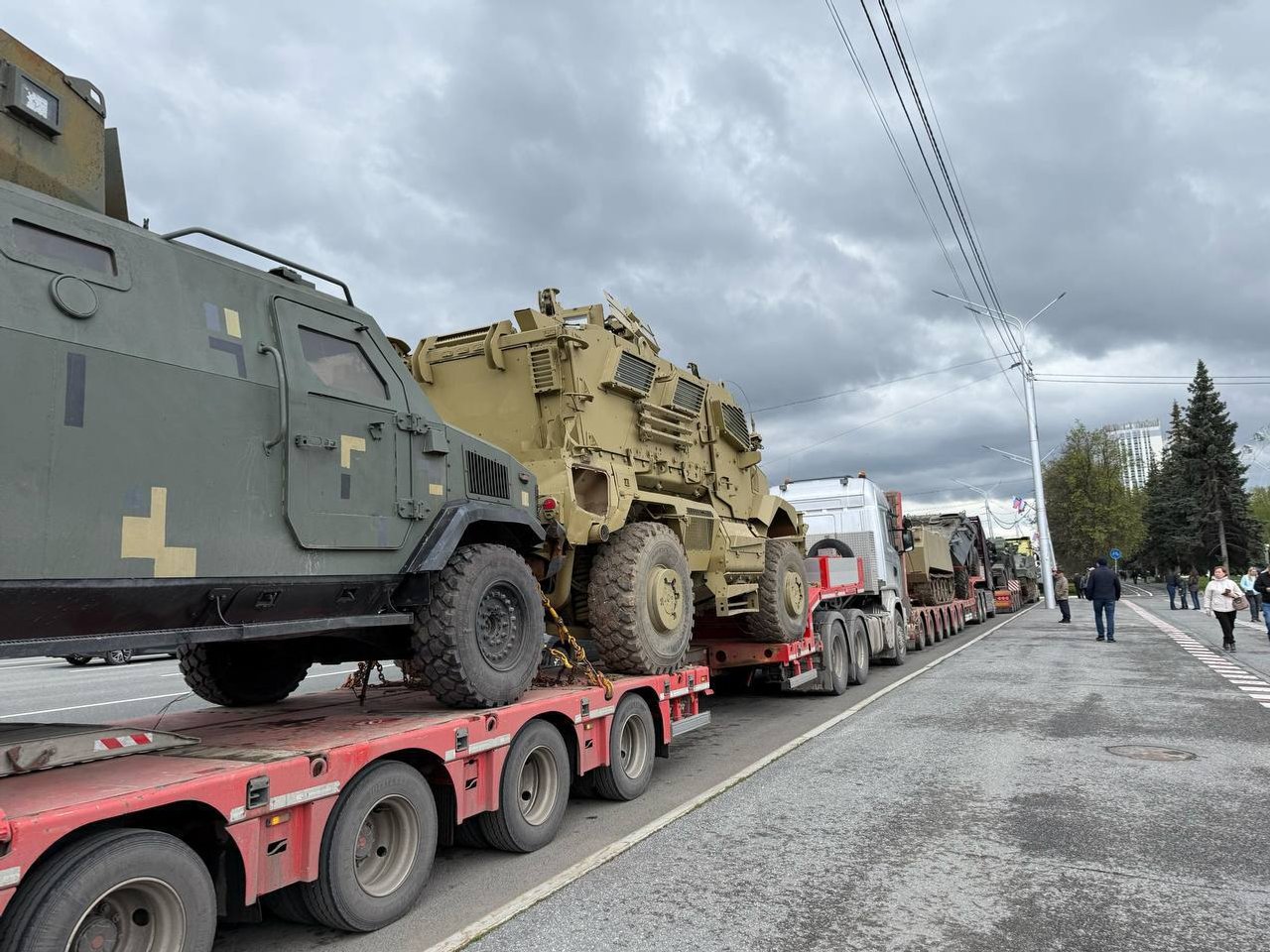 В Башкирию прибыла трофейная техника