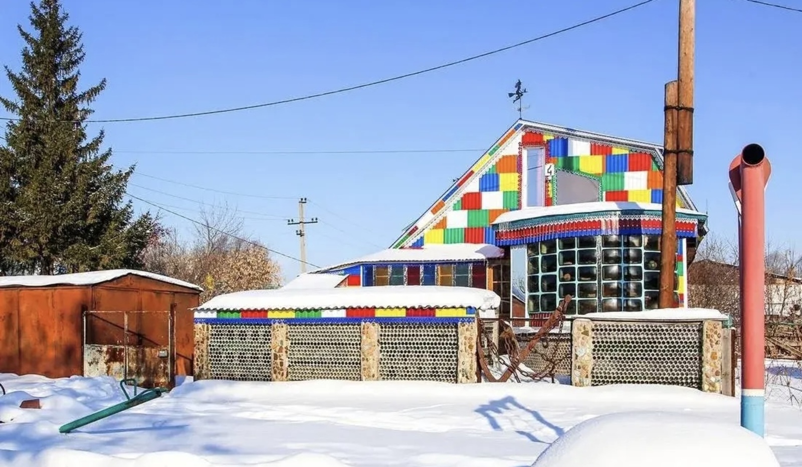 В Башкирии построен необычный дом