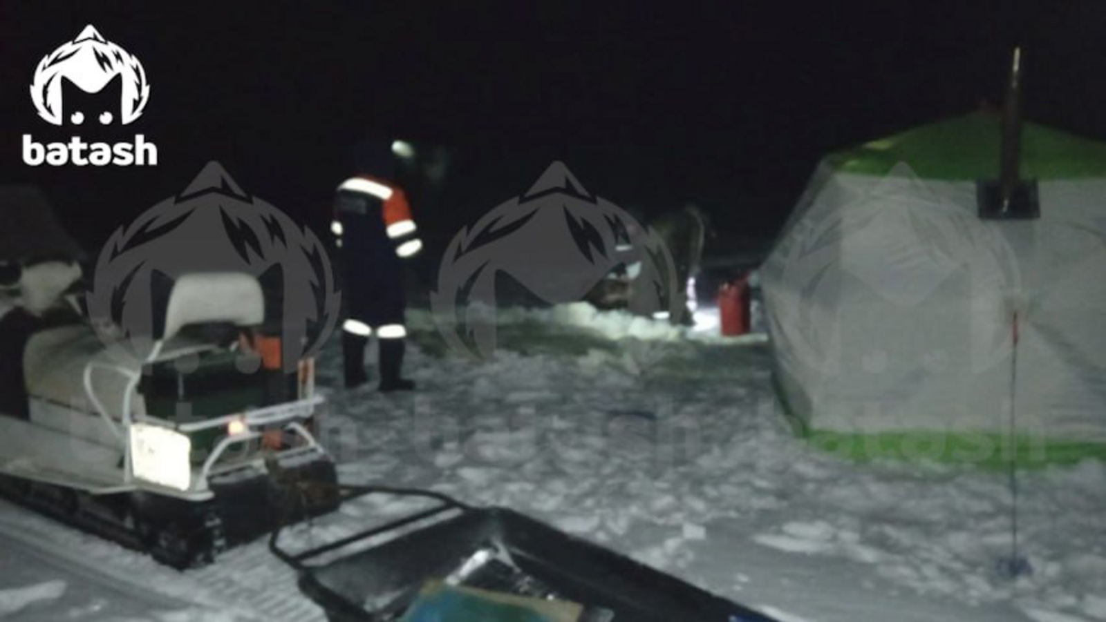 В Башкирии рыбаки едва не ушли под лед