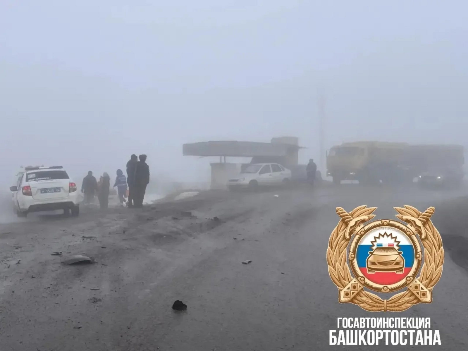 В Башкирии автоледи влетела в КАМаЗ