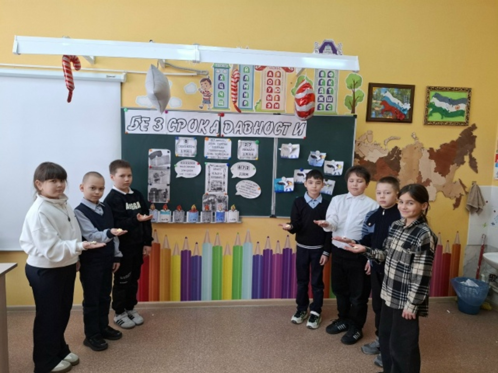 В Леузинской школе прошла акция «Блокадная ласточка»