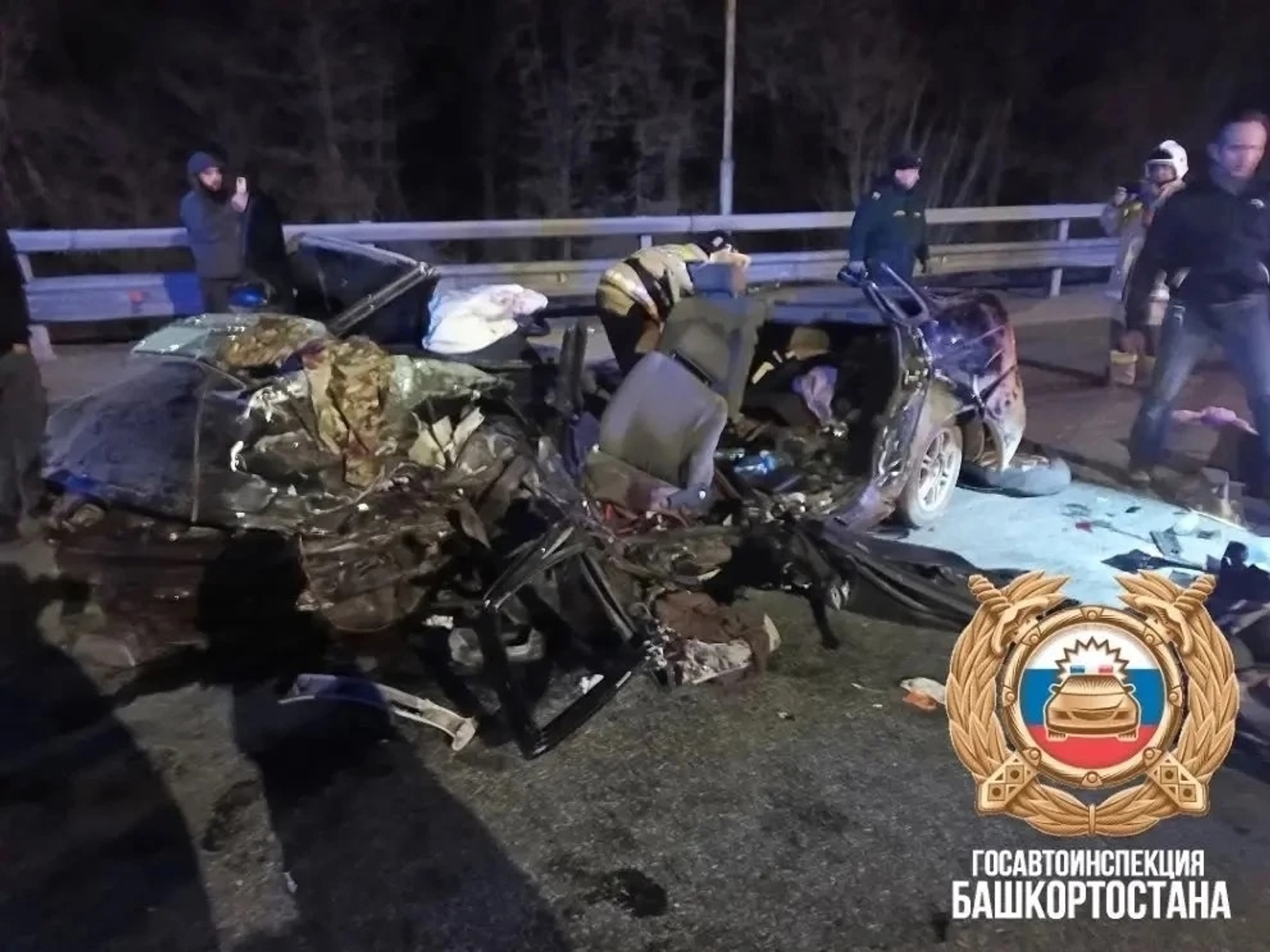 В Башкирии произошло массовое ДТП