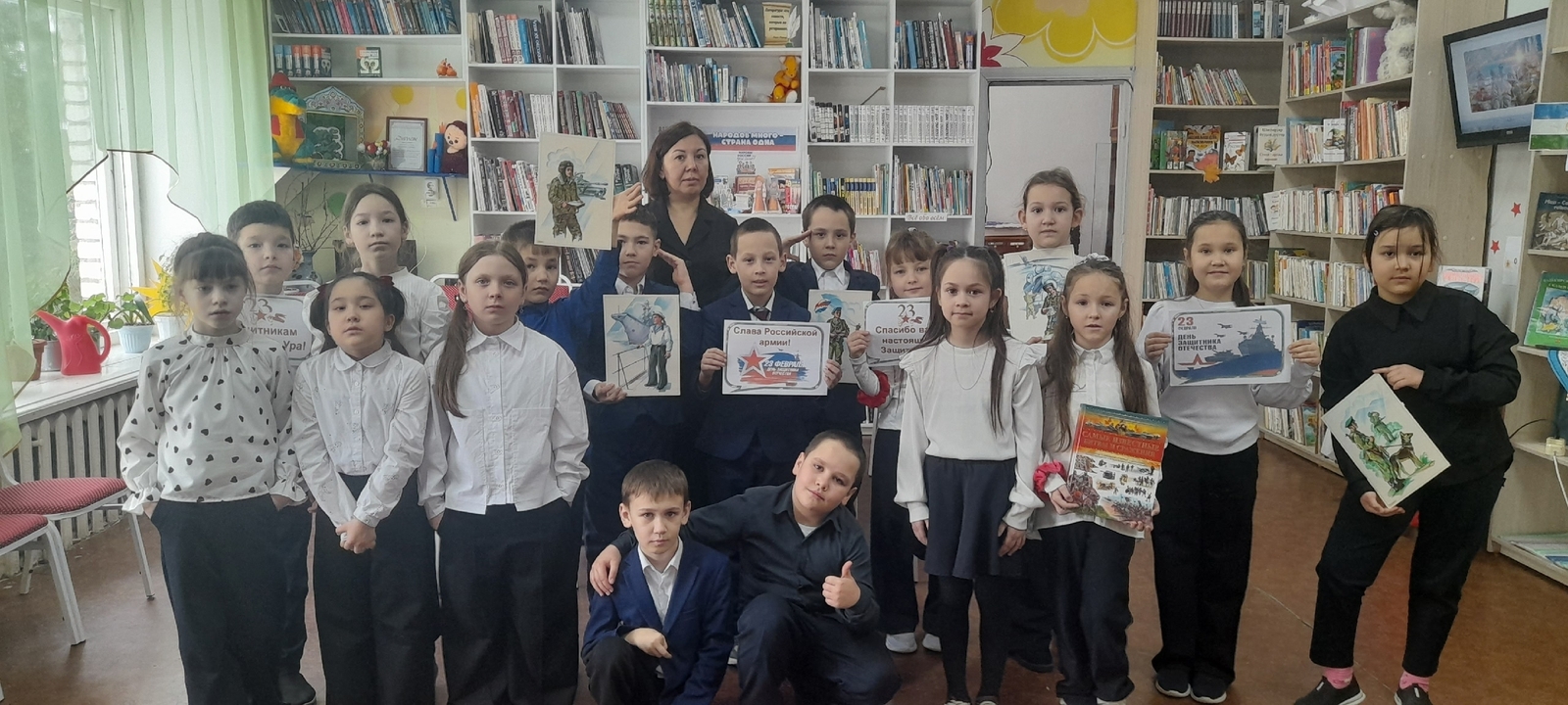 В Кигинском районе провели патриотический час