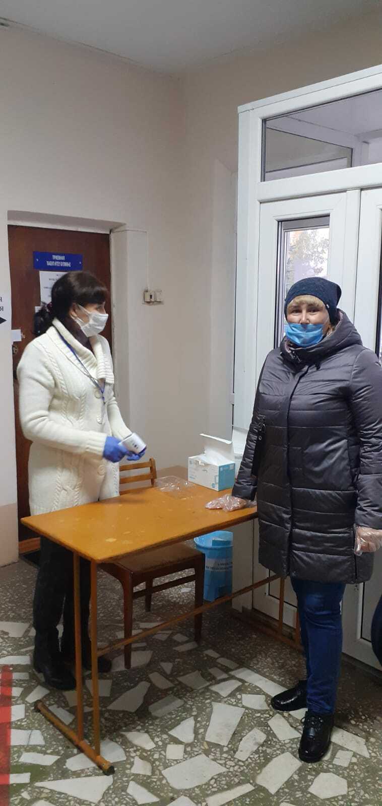 В избирательных участках Кигинского района санитарные правила соблюдаются