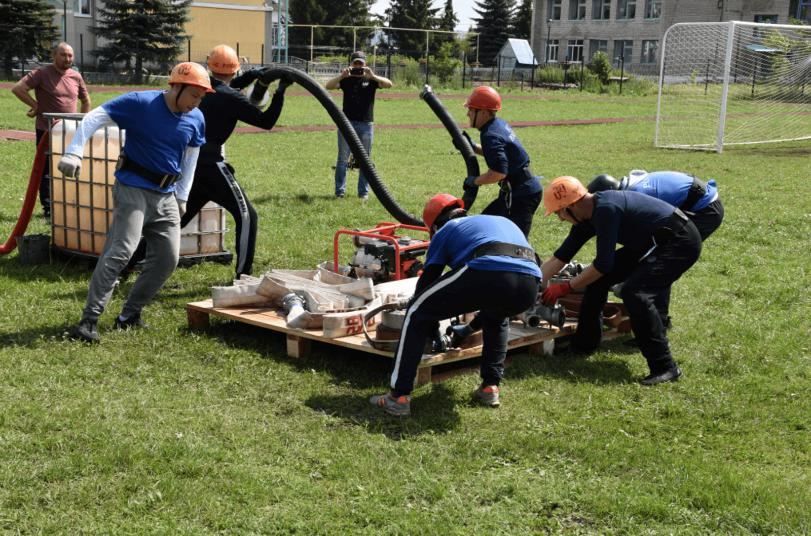 На северо-востоке Башкортостана состоялись соревнования среди сотрудников МЧС