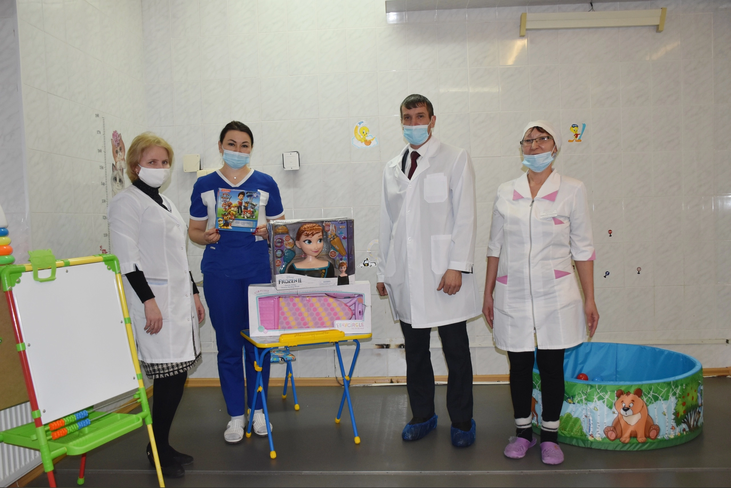 В Кигинской районной больнице открылась игровая комната