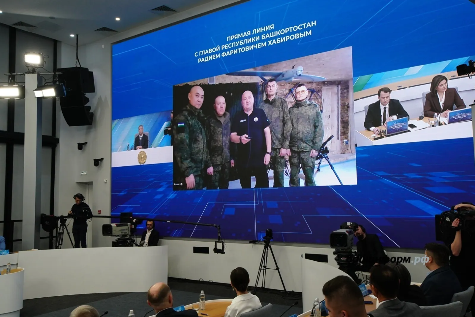 Бойцы из Башкирии поблагодарили Радия Хабирова